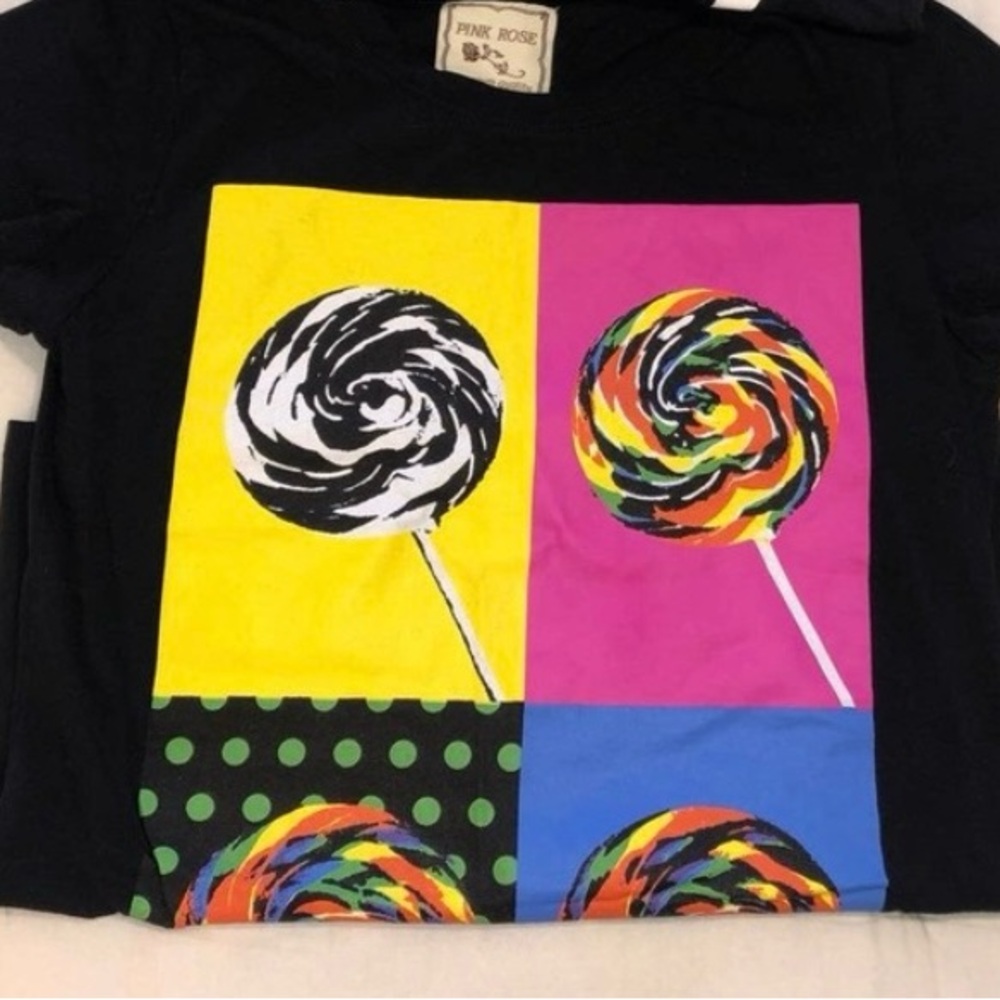 Lollipop Pink Rose Tee